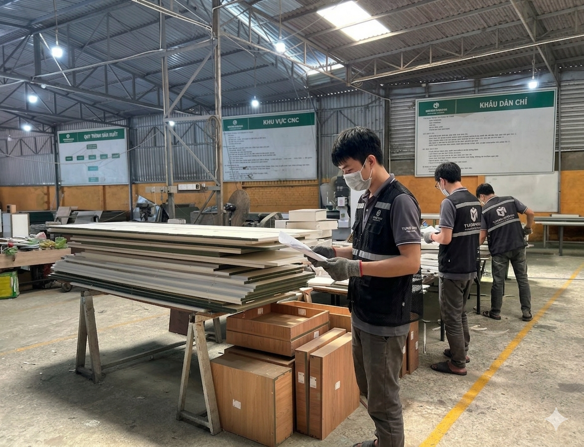 Sản xuất nội thất