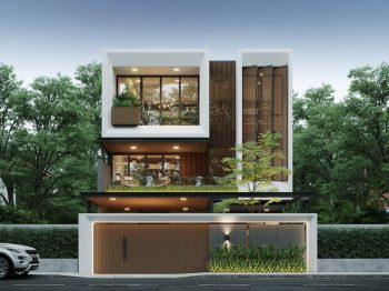 Thiết kế biệt thự 3 tầng Đà Nẵng – L’Villa và cách kiểm soát hình khối kiến trúc từ ý tưởng đến thực tế