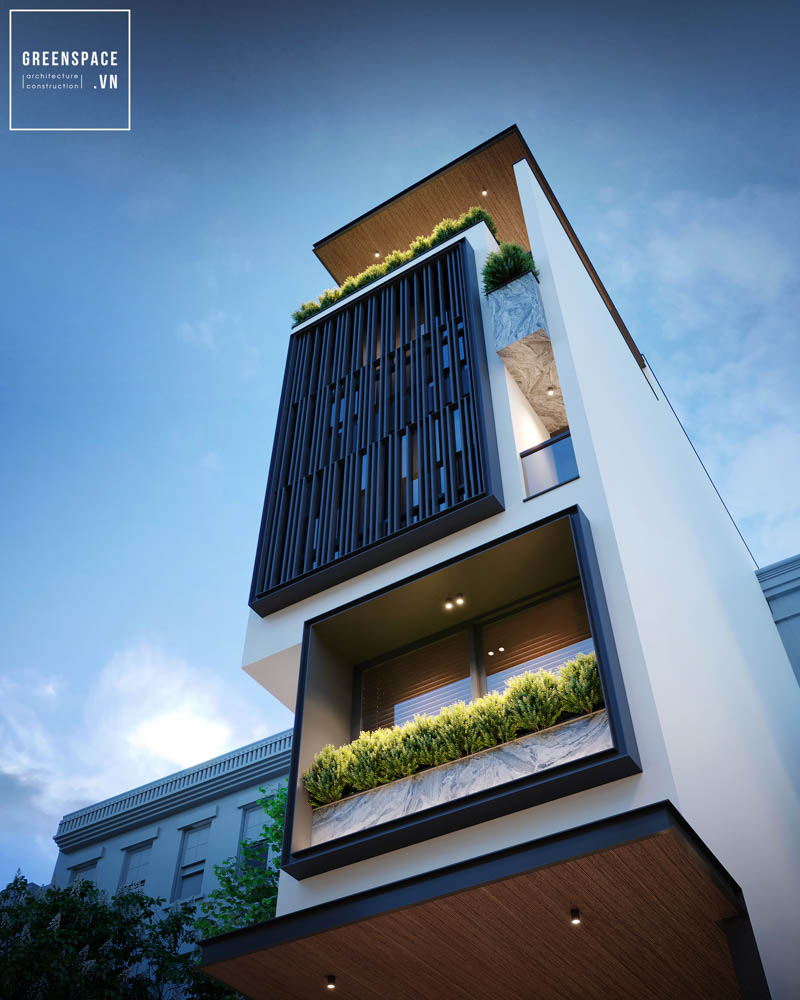 thiết kế nhà ở kết hợp văn phòng hcm
