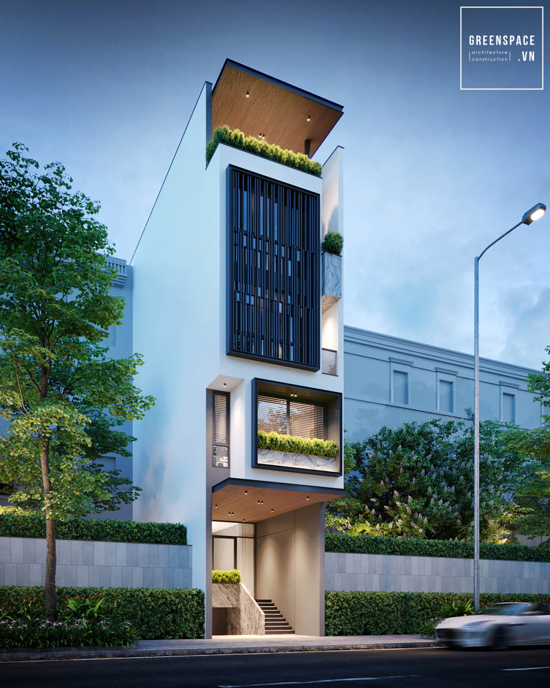 Thiết kế nhà ở kết hợp văn phòng HCM – K’House và giải pháp tối ưu không gian trên mặt tiền hẹp