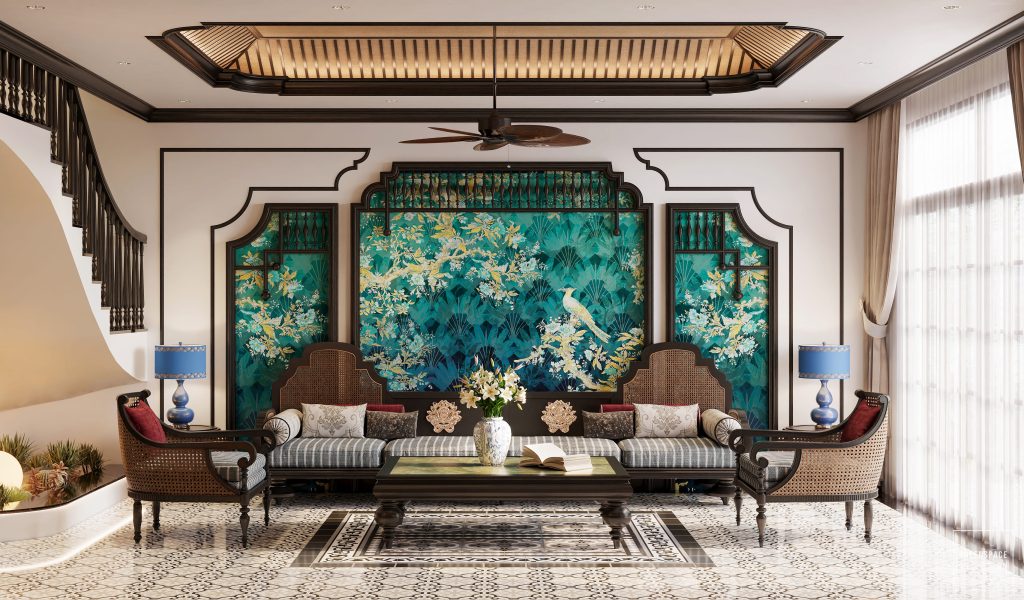 Chiêm ngưỡng Thiết kế nội thất biệt thự Indochine Bà Rịa Vũng Tàu – Không gian sống chạm đến cảm xúc