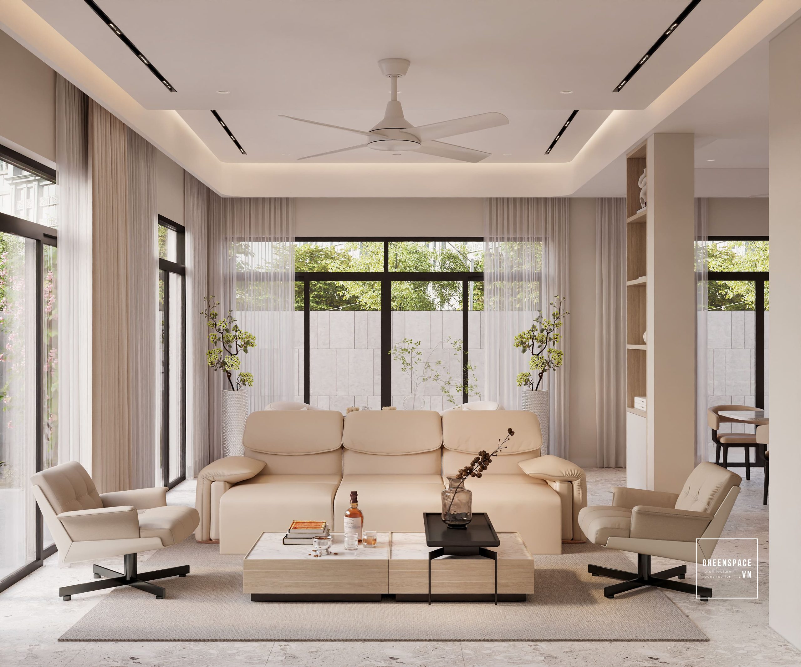 thiết kế nội thất biệt thự song lập LAVIDA Residences TP. Hồ Chí Minh 5