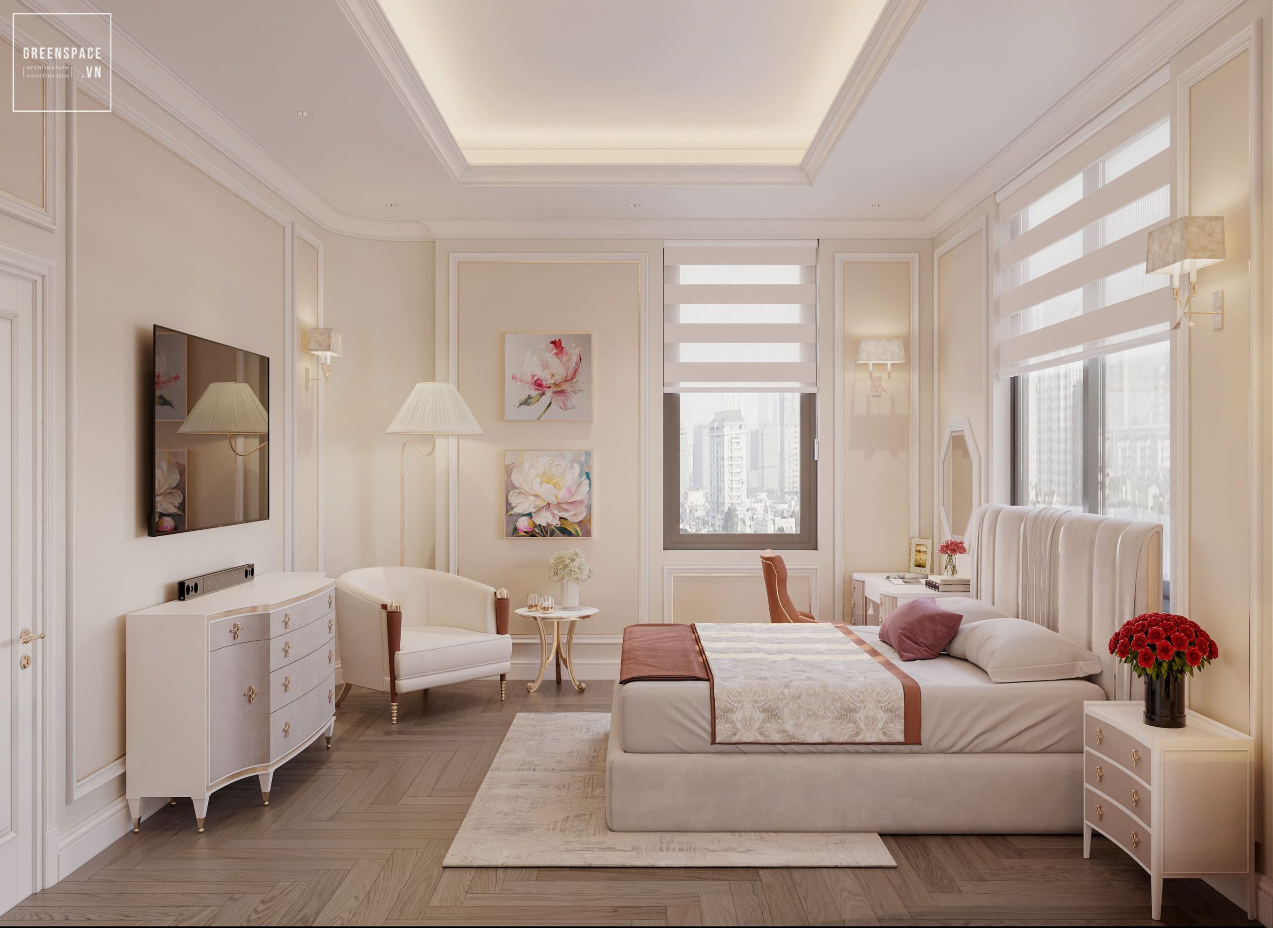 Thiết kế nội thất biệt thự Tân Cổ Điển tại Bà Rịa Vũng Tàu 11