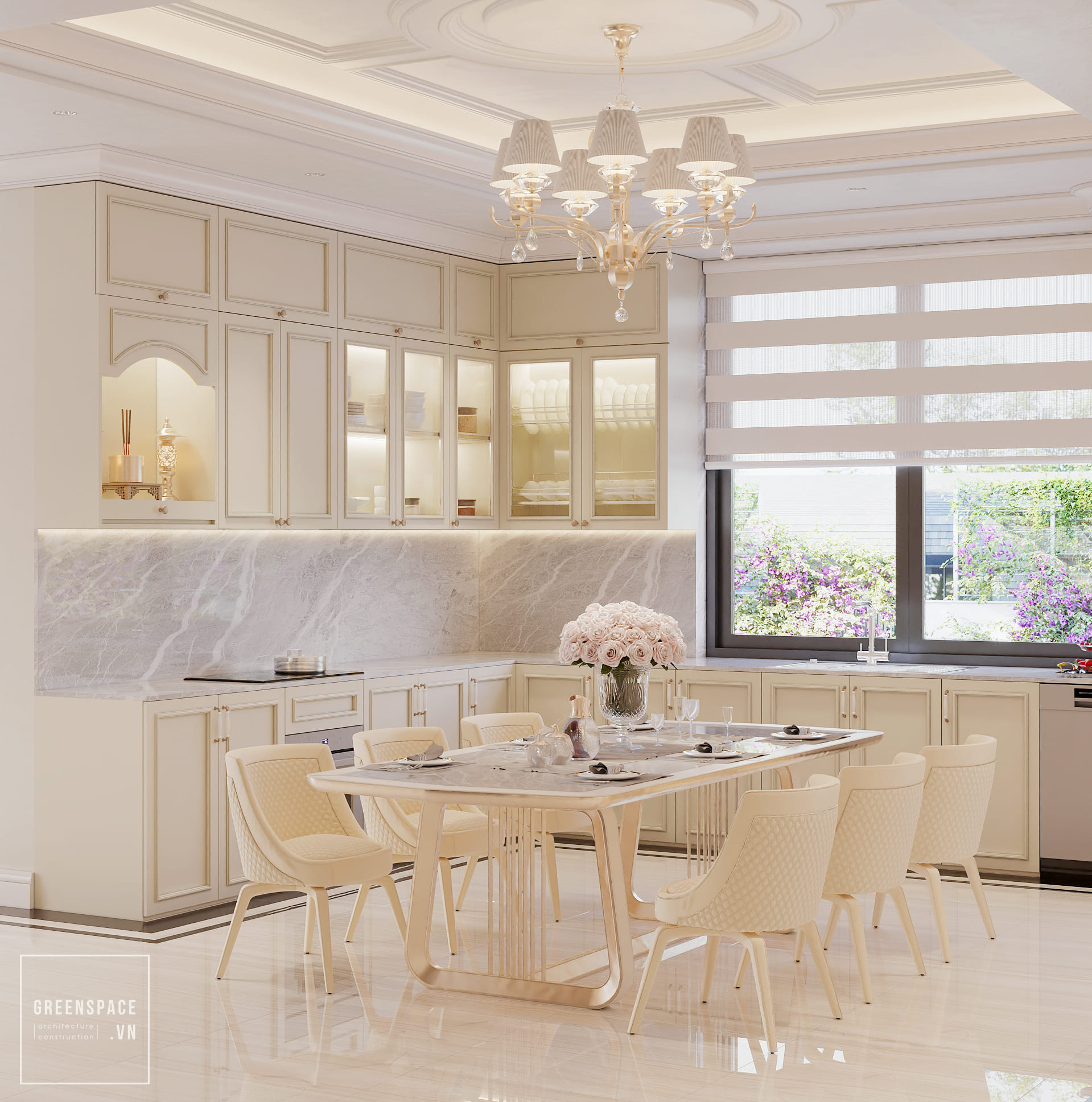 Thiết kế nội thất biệt thự Tân Cổ Điển tại Bà Rịa Vũng Tàu 6