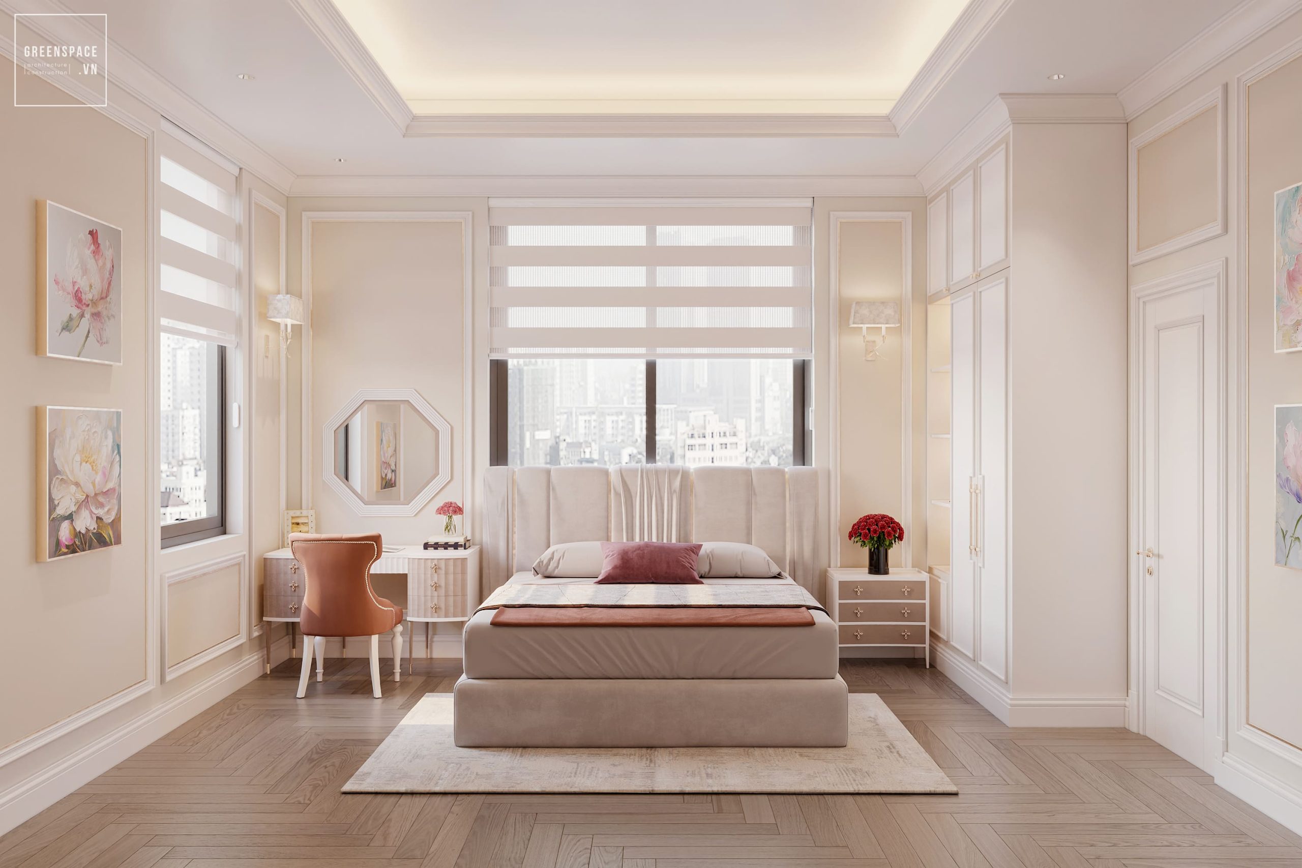 Thiết kế nội thất biệt thự Tân Cổ Điển tại Bà Rịa Vũng Tàu 9