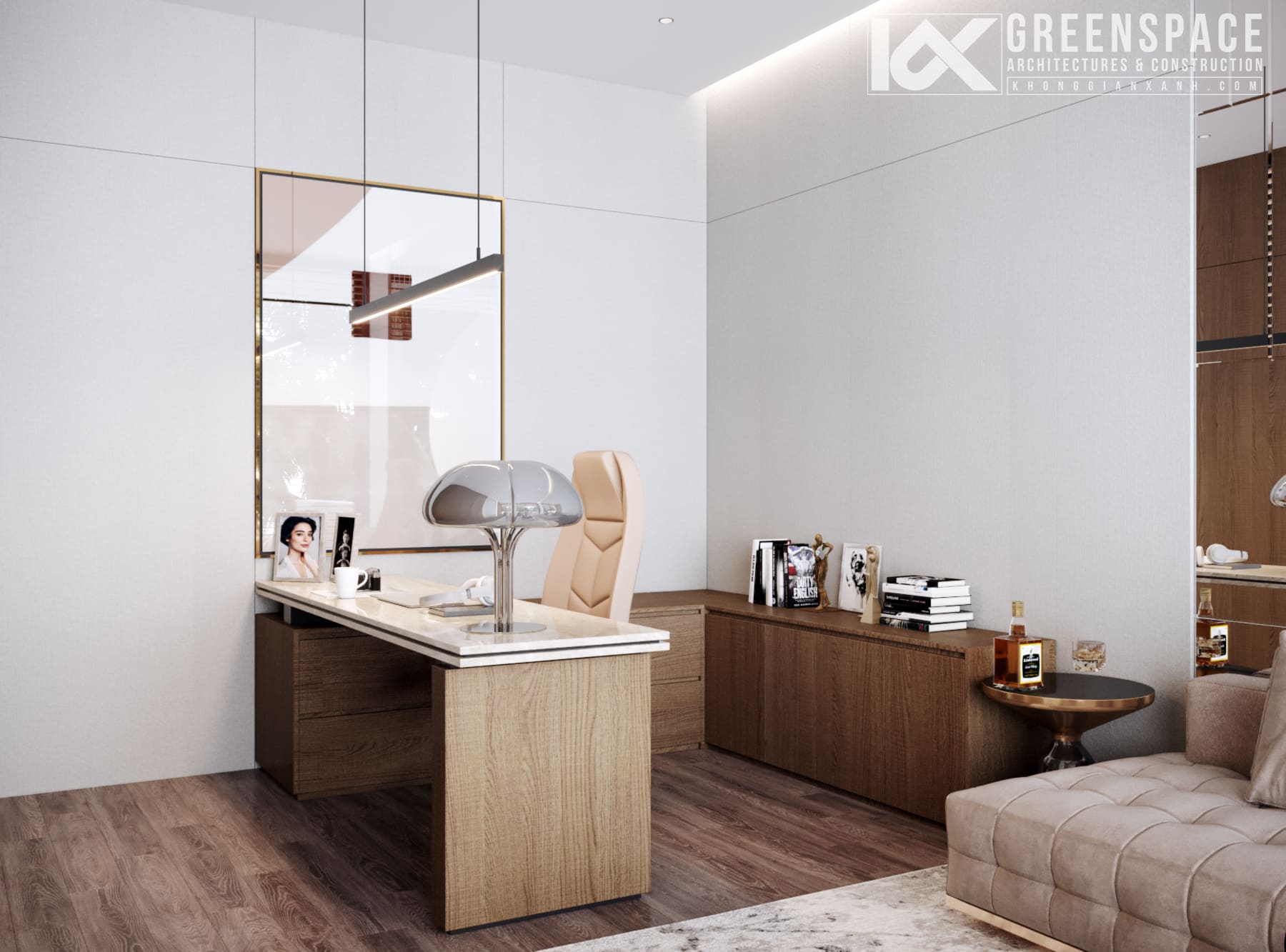 thiết kế thi công nội thất biệt thự 21