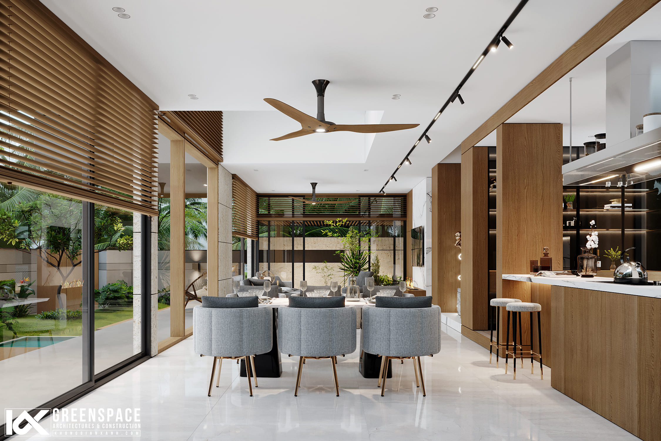 Thiết kế thi công nội thất biệt thự – “Chuẩn độc bản”với không gian sang trọng đẳng cấp.
