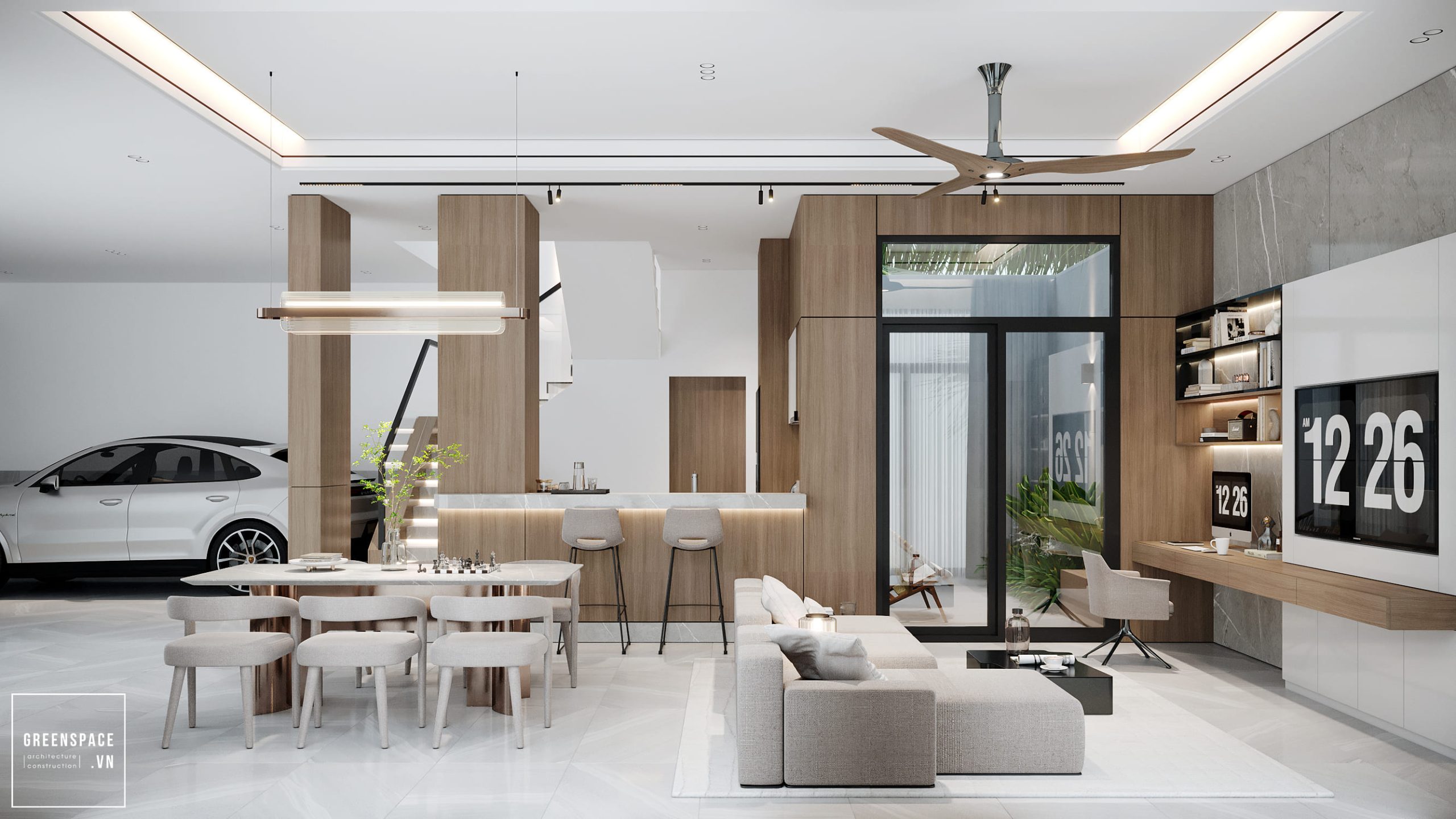 Thiết Kế Nội Thất Nhà Phố Hiện Đại TP. HCM 11