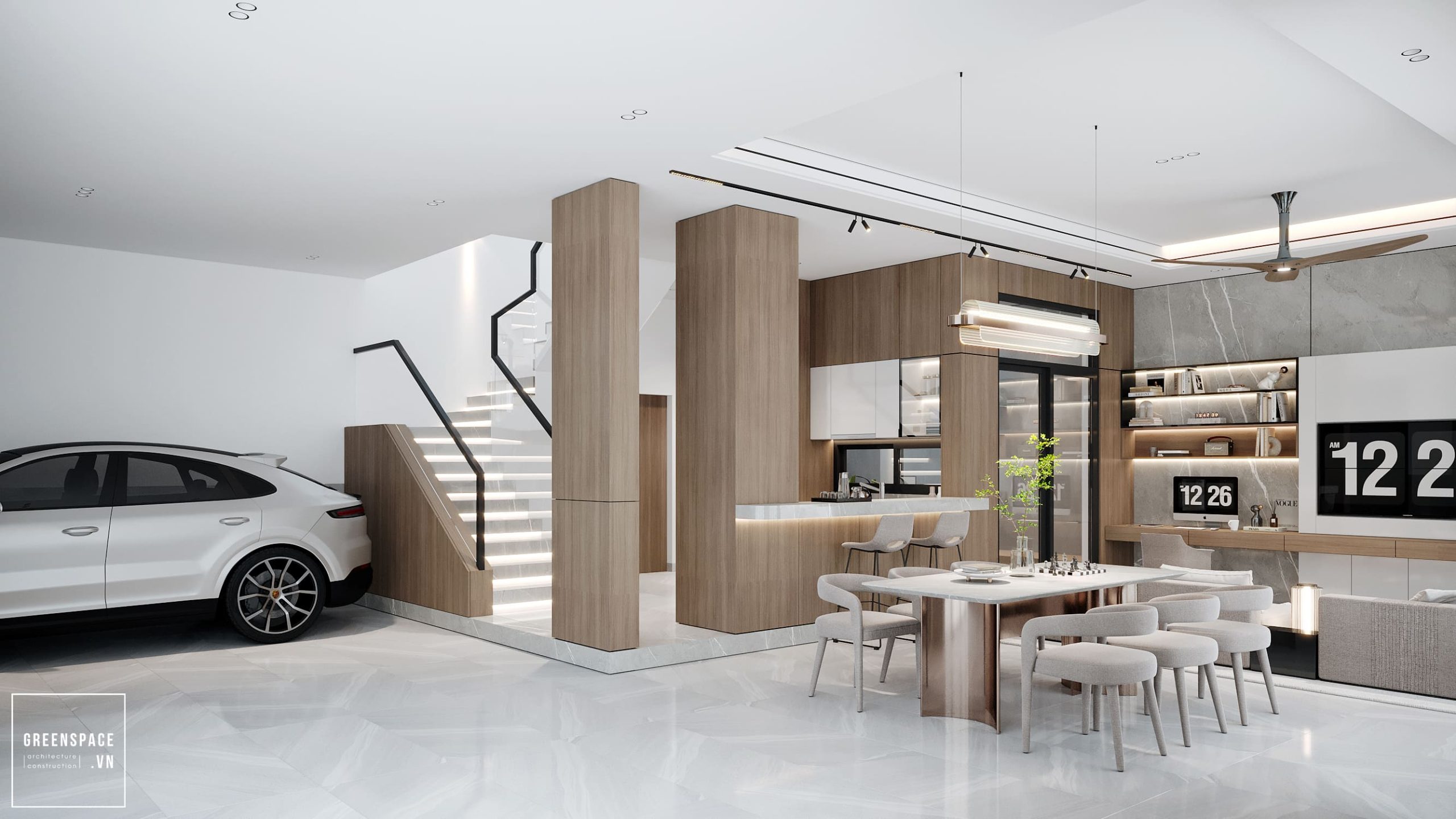 Thiết Kế Nội Thất Nhà Phố Hiện Đại TP. HCM 12