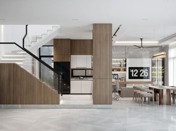 Thiết Kế Nội Thất Nhà Phố Hiện Đại TP. HCM – Tối Ưu Ánh Sáng & Giá Trị Sống Cho Nhà Hai Mặt Tiền