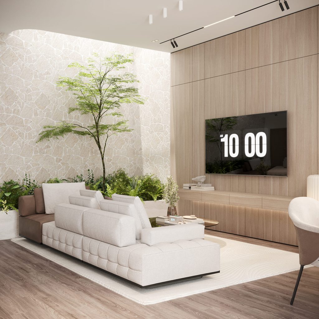 Thiết kế nội thất nhà phố hiện đại tại Bà Rịa Vũng Tàu – Không gian sống ấm áp của người con xa quê