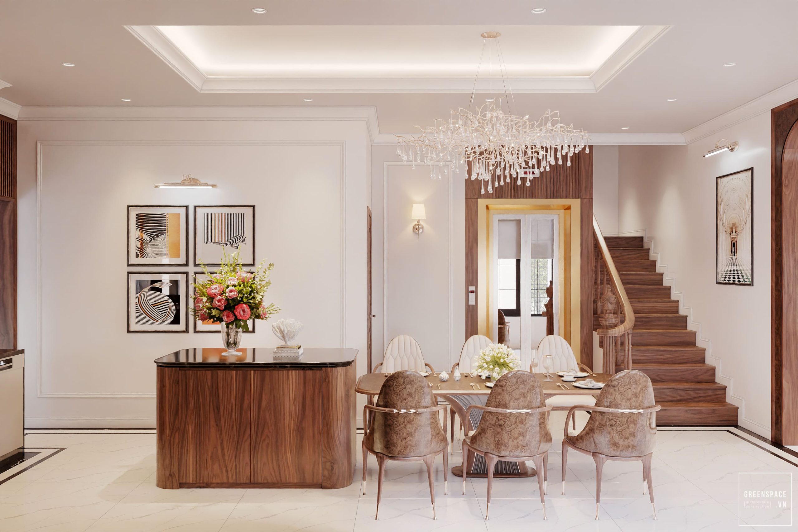 Thiết kế nội thất nhà phố TPHCM 6