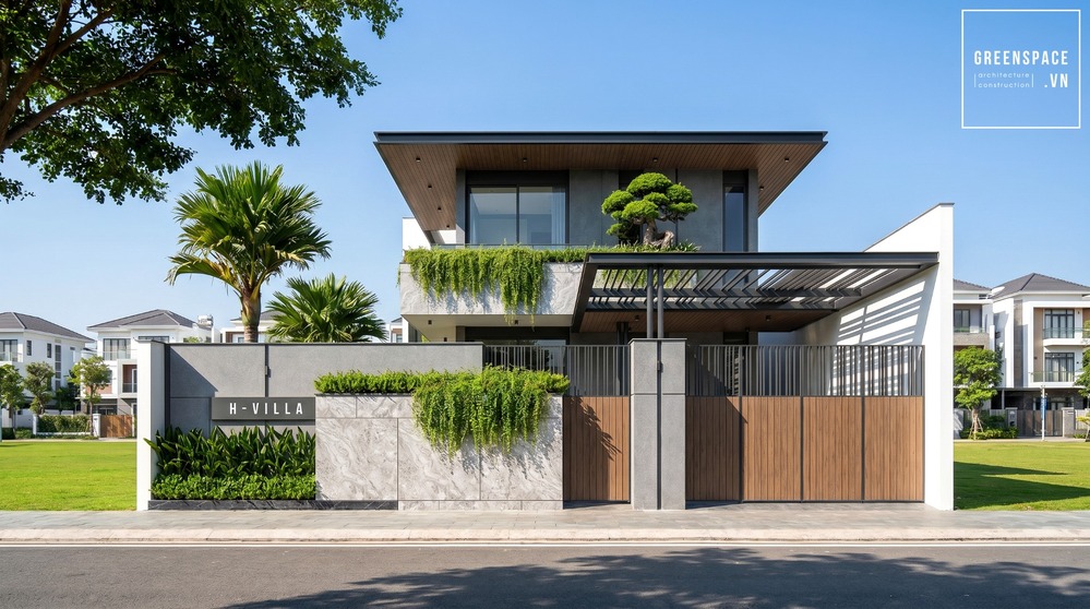 Thiết kế biệt thự 2 tầng hiện đại tại Đà Nẵng – H’Villa xanh như một resort riêng